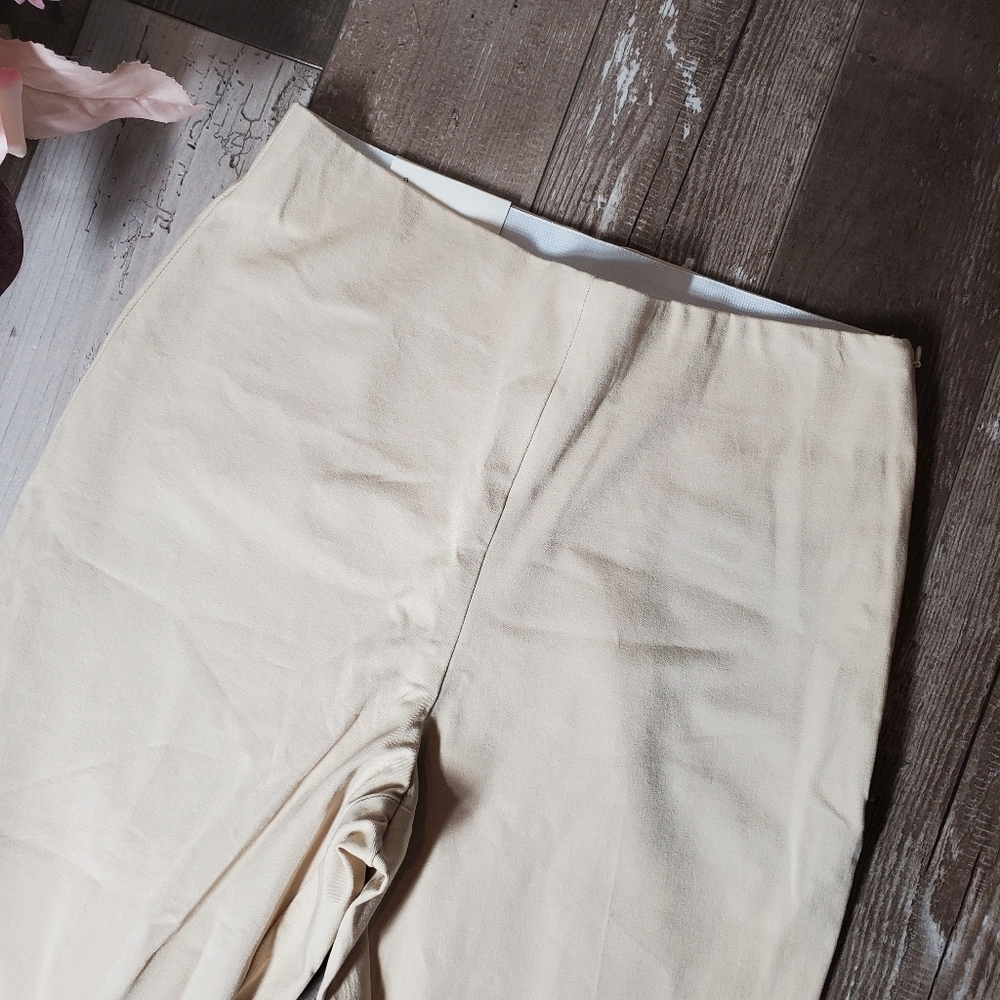 NWT a new day Kick Flare Highest Rise Chino Dress Pants Women's Size 6R Beige - Picture 13 of 16